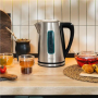 Cecotec Kettle , Thermosense 210 Steel , Electric , 2200 W , 1.7 L , Stainless steel , 360° rotational base , Black/Stainless steel
