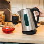 Cecotec Kettle , Thermosense 210 Steel , Electric , 2200 W , 1.7 L , Stainless steel , 360° rotational base , Black/Stainless steel