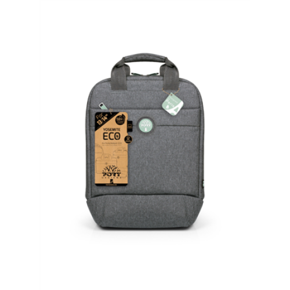 PORT DESIGNS , YOSEMITE Eco , Laptop Backpack , Backpack , Grey , Shoulder strap