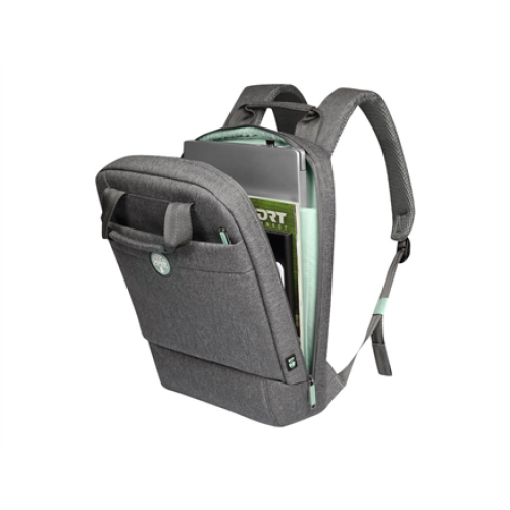 PORT DESIGNS , YOSEMITE Eco , Laptop Backpack , Backpack , Grey , Shoulder strap