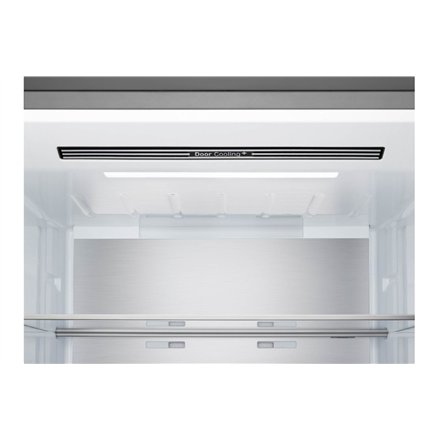 LG Refrigerator , GBBW726CPY , Energy efficiency class C , Free standing , Combi , Height 203 cm , Fridge net capacity 326 L , Freezer net capacity 139 L , Display , 33 dB , Prime Silver