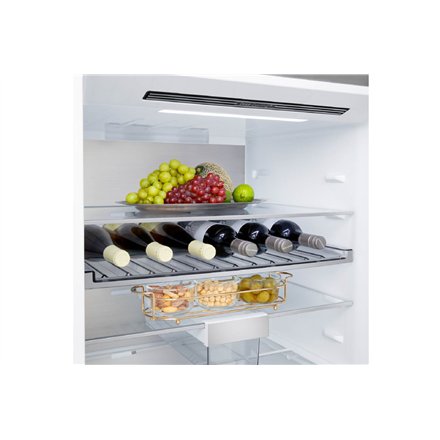 LG Refrigerator , GBBW726CPY , Energy efficiency class C , Free standing , Combi , Height 203 cm , Fridge net capacity 326 L , Freezer net capacity 139 L , Display , 33 dB , Prime Silver
