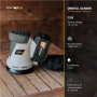 Batavia B.V. 18V Cordless Orbital Sander 125mm; Compact and balanced design for precise sanding