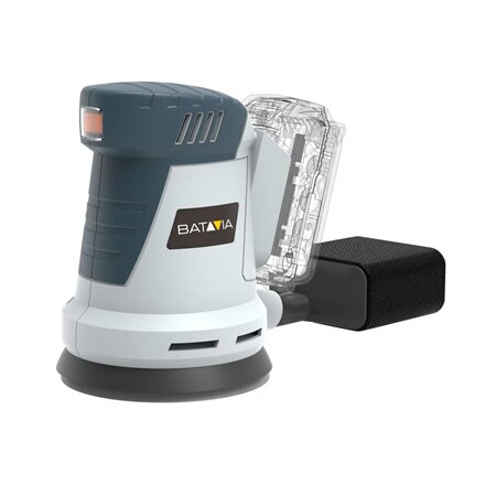 Batavia B.V. , Cordless Orbital Sander 125mm, Without battery and charger - 18V