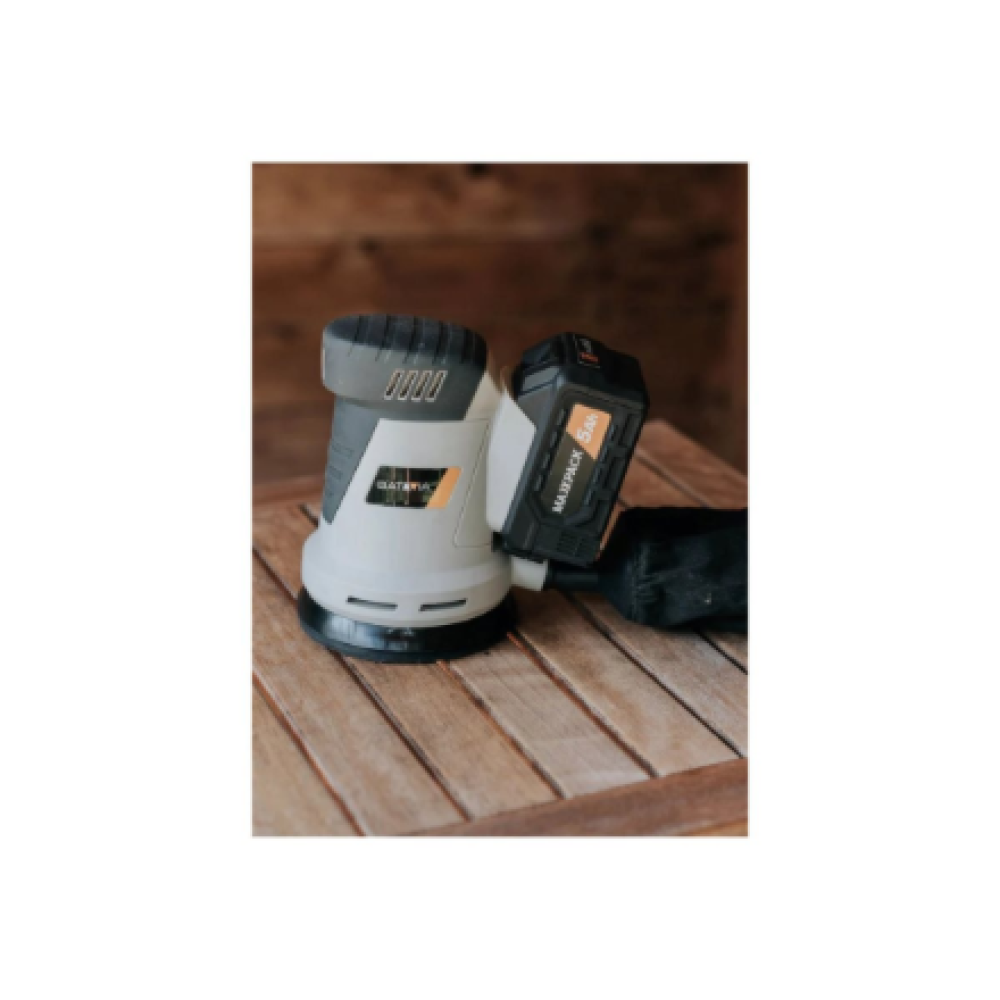 Batavia B.V. 18V Cordless Orbital Sander 125mm; Compact and balanced design for precise sanding
