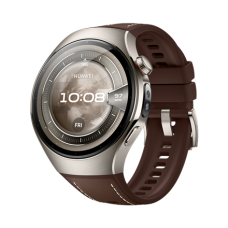 Huawei Watch 5 (46mm) , Smart watch , AMOLED , 1.5 inches , Waterproof , Brown