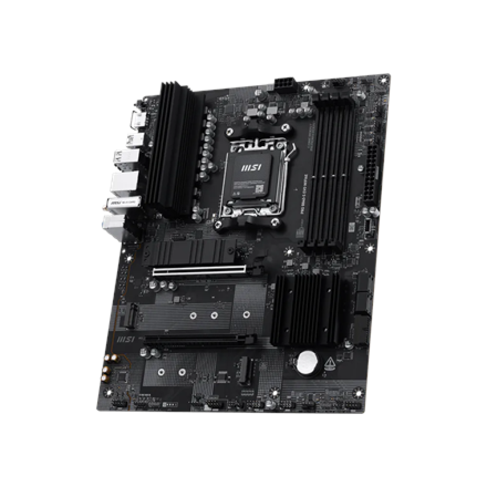 PRO B840-S EVO WIFI6E , MSI Processor family AMD , Processor socket AM5 , Supported hard disk drive interfaces SATA, M.2 , Number of SATA connectors 4