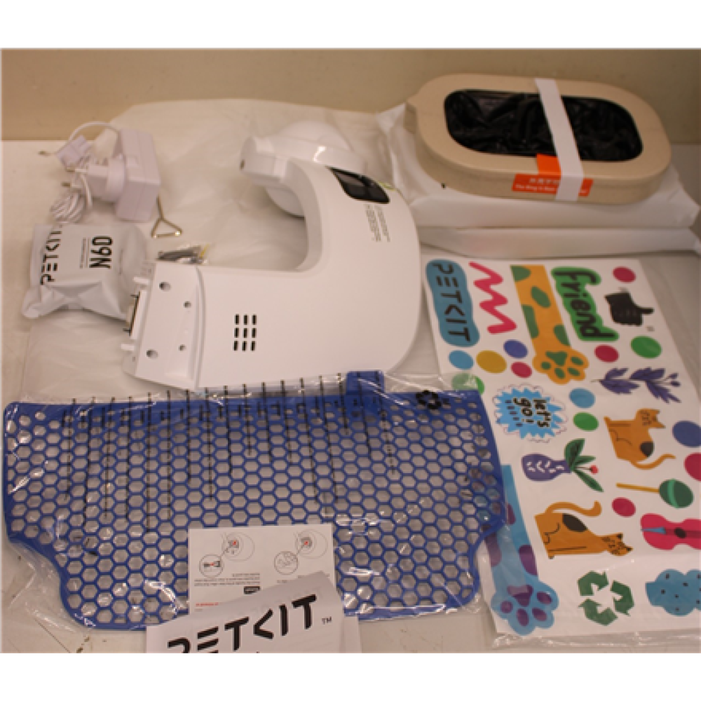 SALE OUT. PETKIT Automatic Cat Litter Box , Purobot Ultra , White , USED, SRATCHED, MISSIG INNER PACKAGING , 24 month(s)