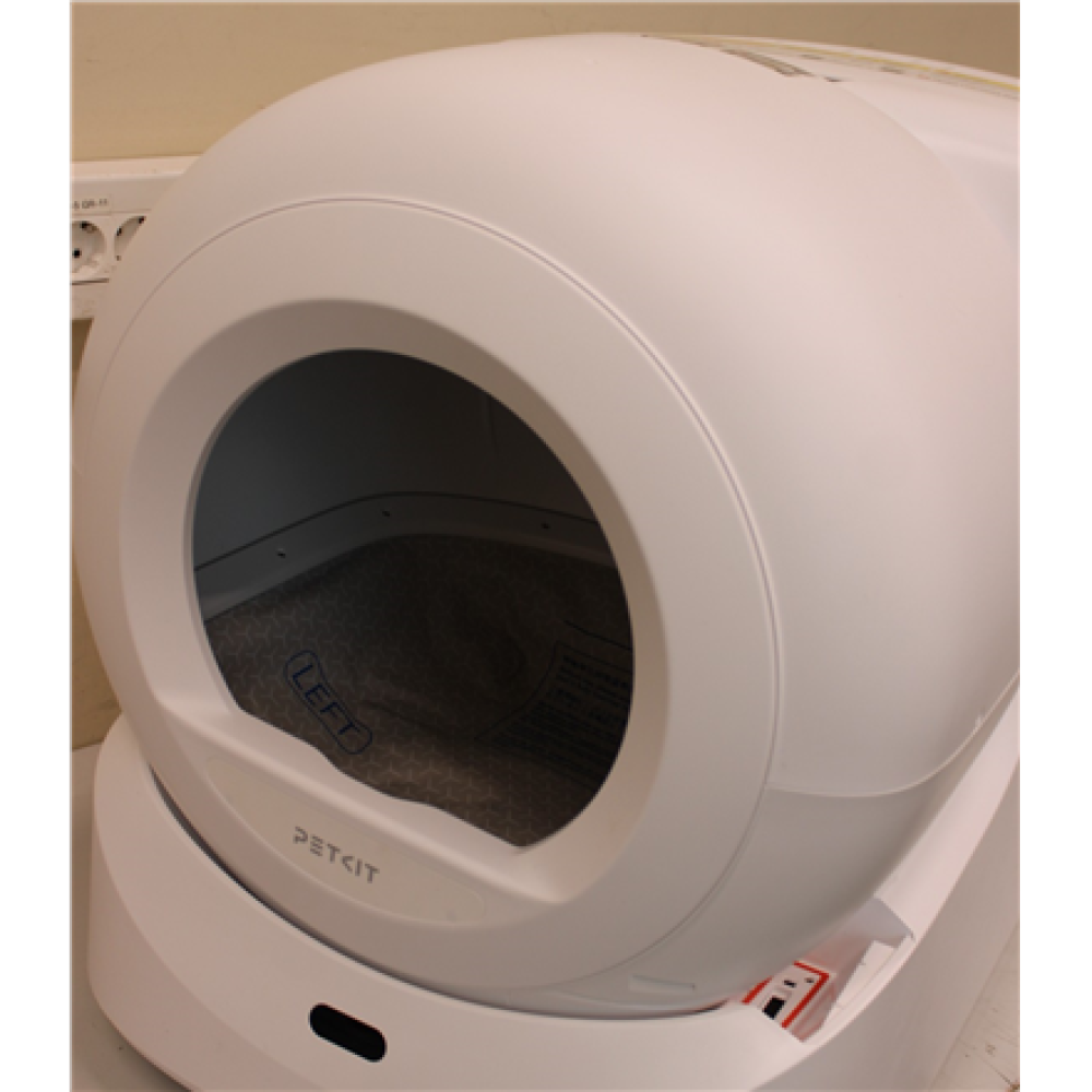 SALE OUT. PETKIT Automatic Cat Litter Box , Purobot Ultra , White , USED, SRATCHED, MISSIG INNER PACKAGING , 24 month(s)