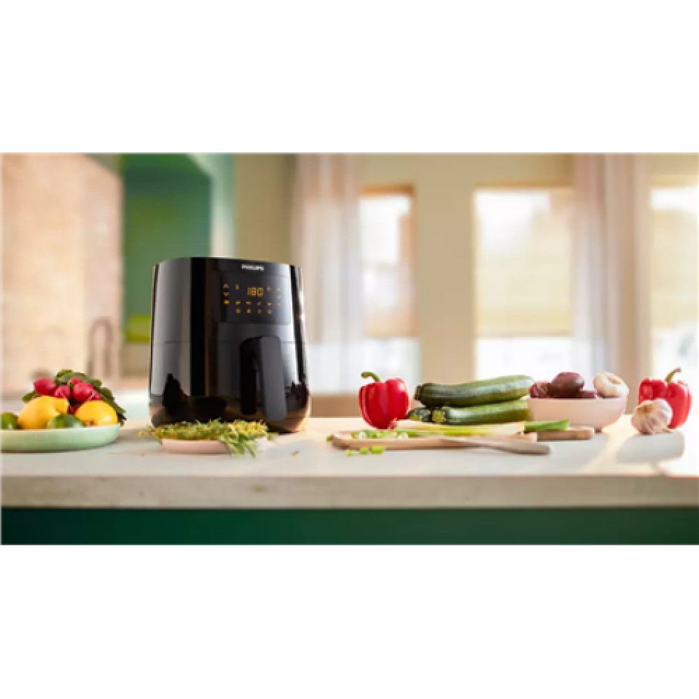 Philips , Airfryer , HD9252/90 Essential , Power 1400 W , Capacity 4.1 L , Rapid Air technology , Black
