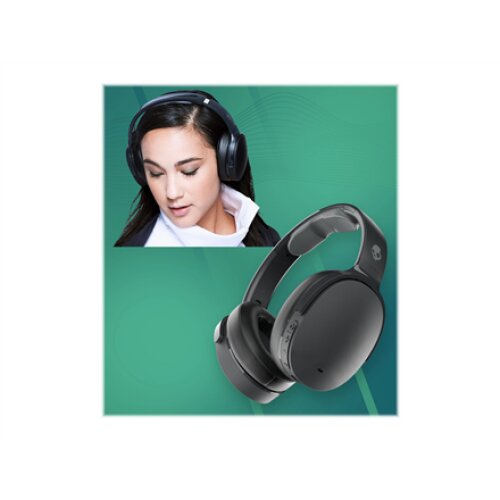 Skullcandy , Wireless Headphones , Hesh ANC , Wireless , Over-Ear , True Black , Noise canceling