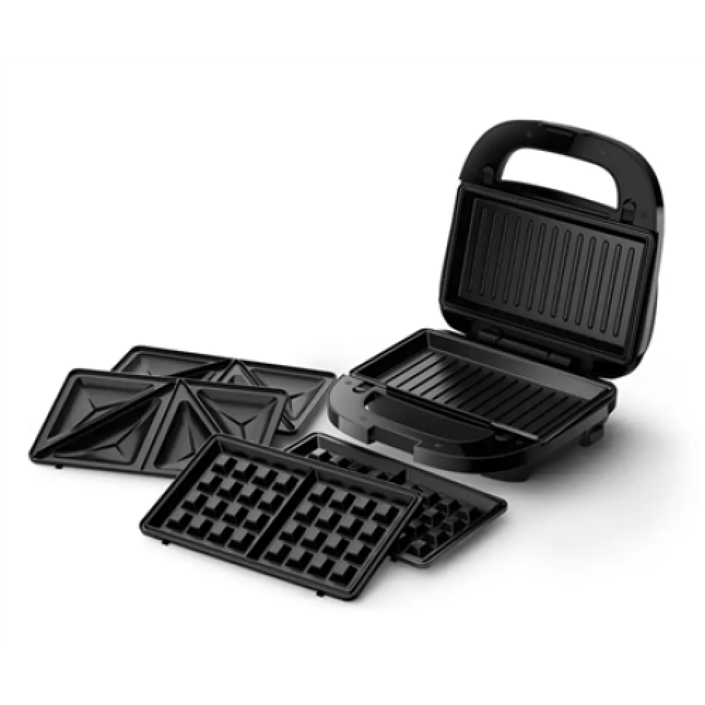 Philips Sandwich Maker , HD2350/80 , 750 W , Number of plates 3 , Black