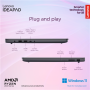 Lenovo IdeaPad Slim 3 15AMN8 , Arctic Grey , 15.6 , TN , FHD , 1920 x 1080 pixels , Anti-glare , AMD Ryzen 3 , 7320U , 16 GB , Soldered LPDDR5 , Solid-state drive capacity 512 GB , AMD Radeon 610M Graphics , Windows 11 Home , 802.11ax , Bluetooth version 