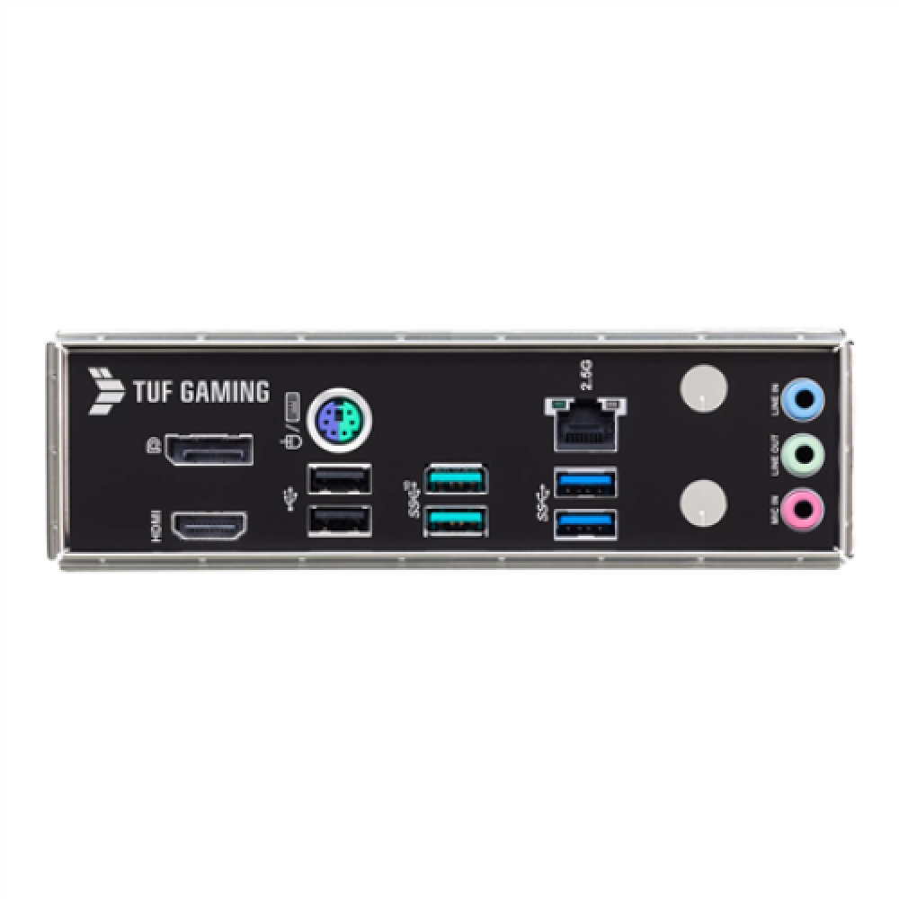 Asus TUF GAMING B660M-E D4 Processor family Intel, Processor socket LGA1700, DDR4 DIMM, Memory slots 4, Supported hard disk drive interfaces SATA, M.2, Number of SATA connectors 4, Chipset Intel B660, microATX