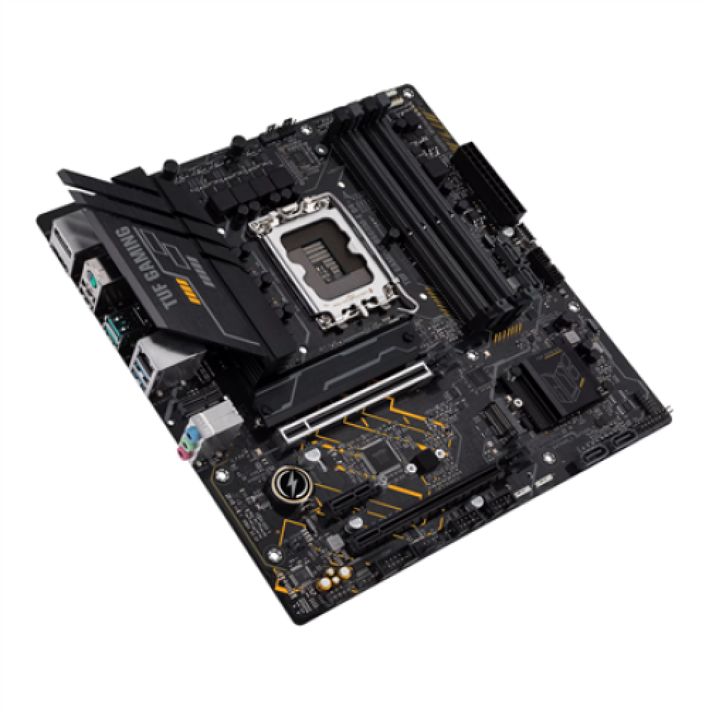 Asus TUF GAMING B660M-E D4 Processor family Intel, Processor socket LGA1700, DDR4 DIMM, Memory slots 4, Supported hard disk drive interfaces SATA, M.2, Number of SATA connectors 4, Chipset Intel B660, microATX