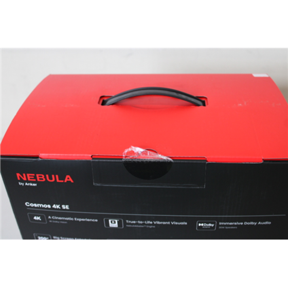 SALE OUT. Anker Nebula Projector Cosmos 4K SE , Anker Nebula Cosmos 4K SE Smart Portable Projector , 4K UHD (3840 x 2160) , 1800 ANSI lumens , Grey , UNPACKED, SCRATCHED TOP