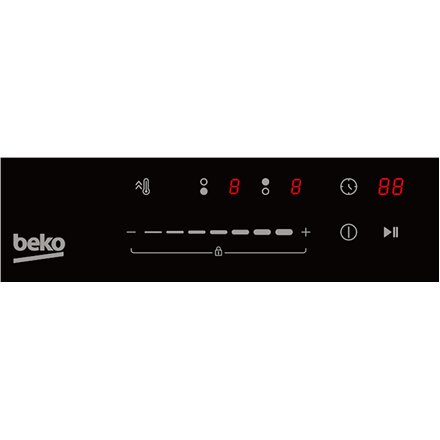 BEKO Hob , HDI32400TO , Induction , Number of burners/cooking zones 2 , Touch control , Timer , Black