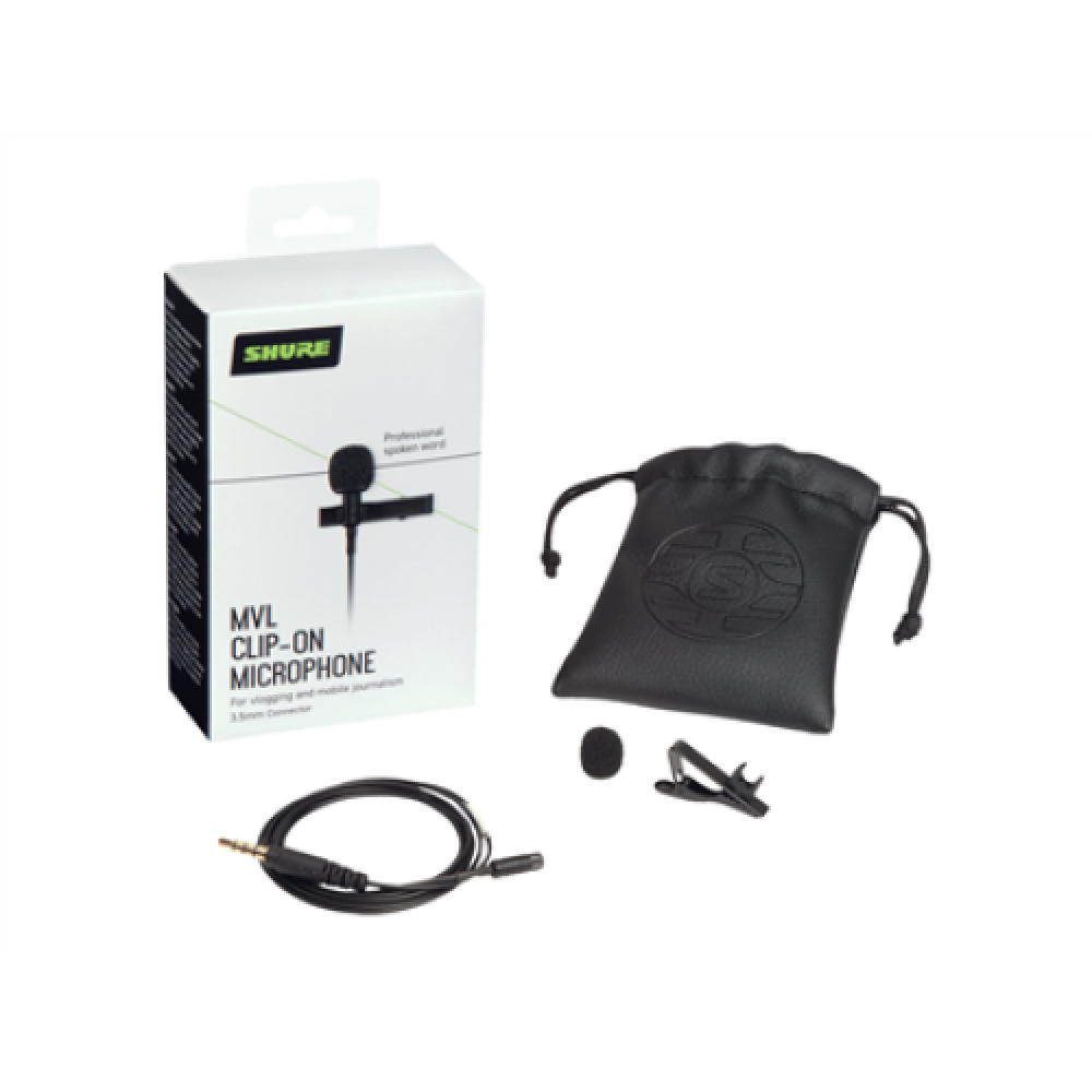Shure MVL Lavalier Microphone for Smartphone or Tablet , Shure