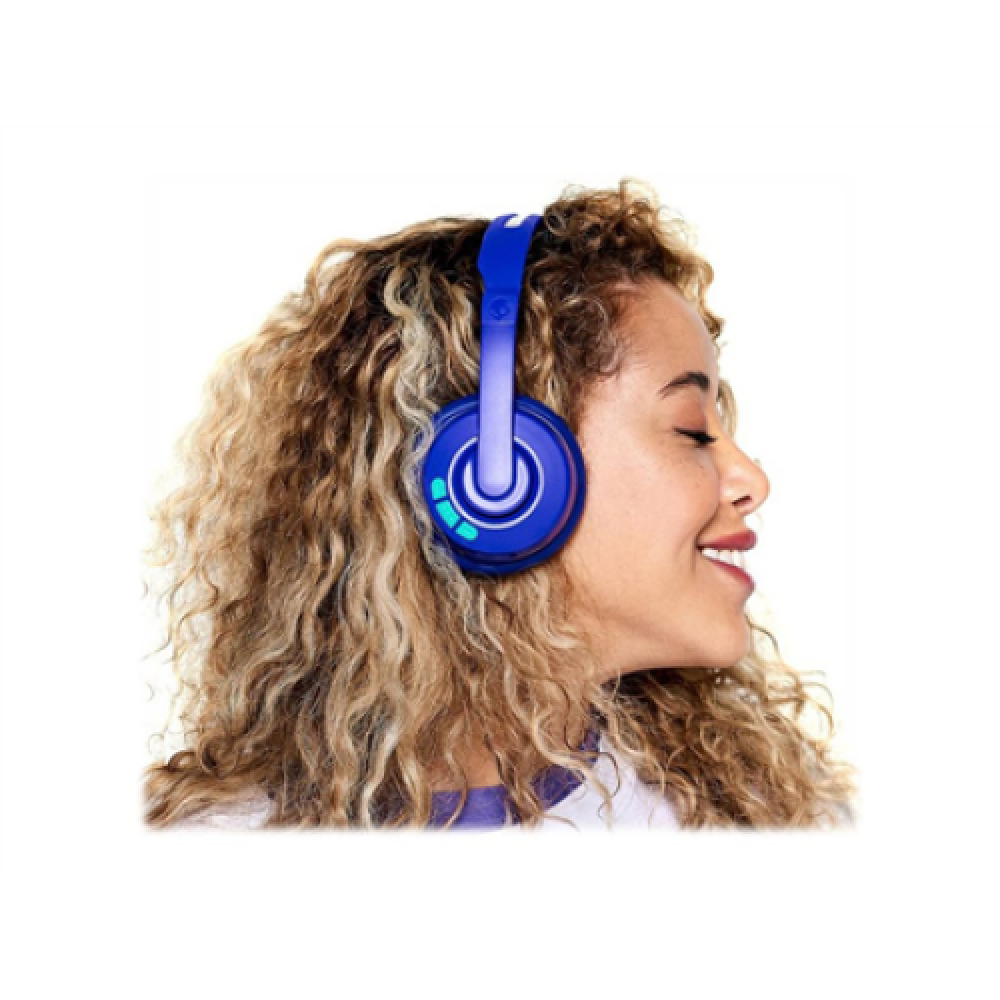 Skullcandy , Wireless Headphones , Cassette , Wireless/Wired , On-Ear , Microphone , Wireless , Blue