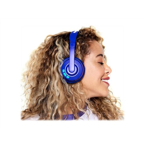 Skullcandy , Wireless Headphones , Cassette , Wireless/Wired , On-Ear , Microphone , Blue