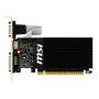 MSI , GT 710 2GD3H LP , NVIDIA , 2 GB , GeForce GT 710 , DDR3 , DVI-D ports quantity 1 , HDMI ports quantity 1 , PCI Express 2.0 x16 (uses x8) , Memory clock speed 1600 MHz , Processor frequency 954 MHz , VGA (D-Sub) ports quantity 1