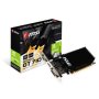 MSI , GT 710 2GD3H LP , NVIDIA , 2 GB , GeForce GT 710 , DDR3 , DVI-D ports quantity 1 , HDMI ports quantity 1 , PCI Express 2.0 x16 (uses x8) , Memory clock speed 1600 MHz , Processor frequency 954 MHz , VGA (D-Sub) ports quantity 1