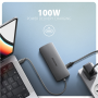 AXAGON Multi port USB-C 5Gbps hub , HMC-8HLSA