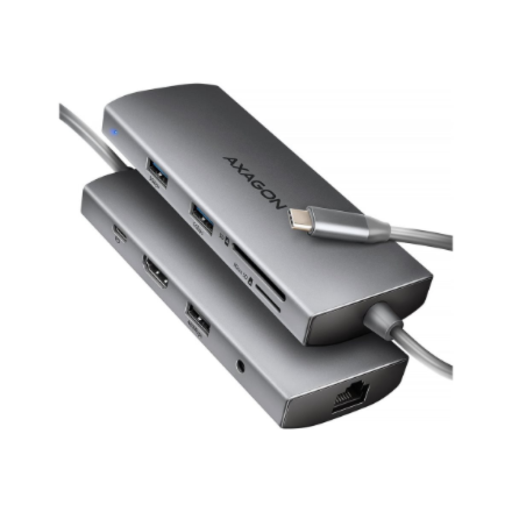 AXAGON Multi port USB-C 5Gbps hub , HMC-8HLSA