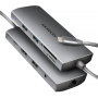 AXAGON Multi port USB-C 5Gbps hub , HMC-8HLSA
