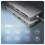 AXAGON Multi port USB-C 5Gbps hub , HMC-8HLSA