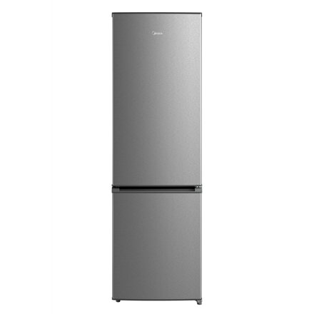 Midea Refrigerator , MDRB380FGE02A , Energy efficiency class E , Free standing , Combi , Height 180 cm , No Frost system , Fridge net capacity 199 L , Freezer net capacity 71 L , 41 dB , Grey