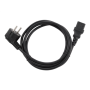 Cablexpert , Power cord (C13), VDE approved , Black