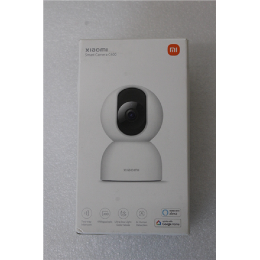 SALE OUT. Xiaomi Smart Camera C400 , Xiaomi Smart Camera , C400 , 3 month(s) , Dome , 4 MP , 1.4mm , H.265 , MicroSD, max. 256 GB , White USED