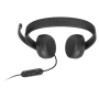 Lenovo Headset , USB-A Stereo Gen 2 , Built-in microphone , Wired , Black