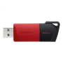 Kingston , USB Flash Drive , DataTraveler Exodia , 128 GB , USB 3.2 Gen 1 , Black/Red