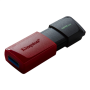 Kingston , USB Flash Drive , DataTraveler Exodia , 128 GB , USB 3.2 Gen 1 , Black/Red