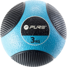 Pure2Improve , Medicine Ball, 3 kg , Black/Blue