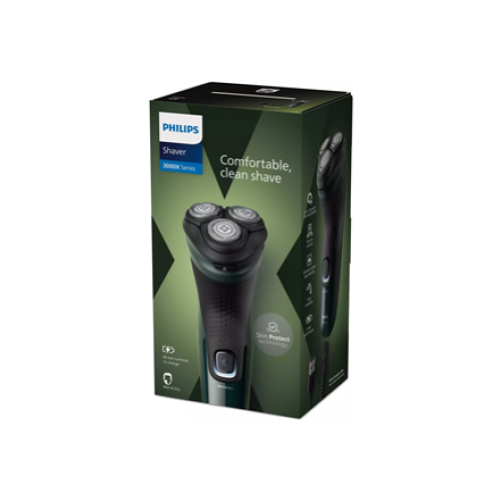Philips , Shaver , X3002/00 , Operating time (max) 40 min , Wet & Dry , NiMH , Black