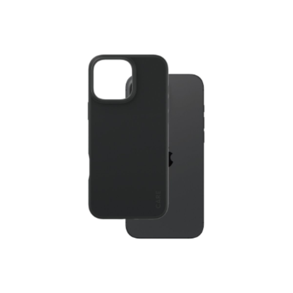 CARE Fashionable Case , Back cover , Apple , iPhone 16 Pro Max , Recycled plastic , Black