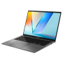 Asus Vivobook S 16 , Matte Gray , 16 , IPS , WUXGA , 1920 x 1200 pixels , Anti-glare , AMD Ryzen 5 , 220 , 16 GB , Solid-state drive capacity 1000 GB , AMD Radeon Graphics , Windows 11 Home , 802.11ax , Bluetooth version 5.3 , Keyboard language English , 