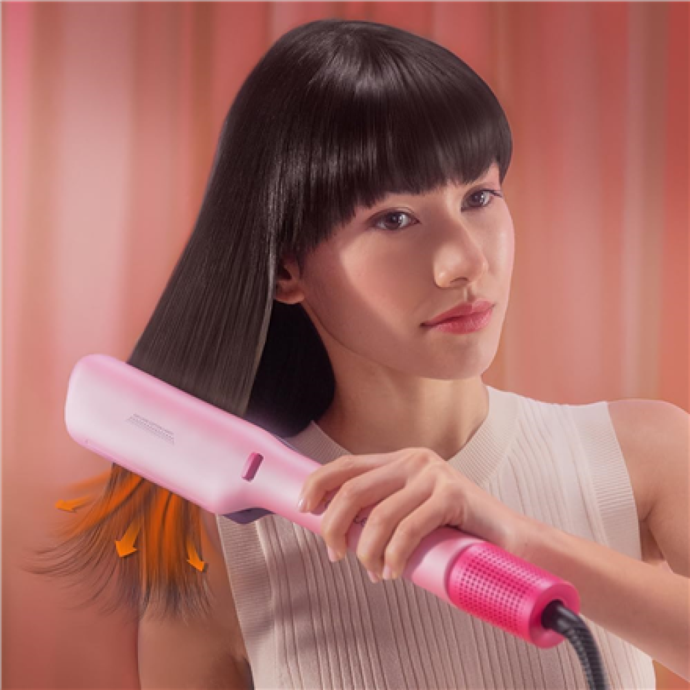Cecotec Hair Straightener , Air Lisse Champagne , Ceramic heating system , Ionic function , Temperature (max) 230 °C , Temperature (min) 100 °C , Number of heating levels 3 , 1600 W , Champagne