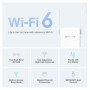 Mercusys AX1500 Wi-Fi 6 Range Extender , ME60X , 802.11ax , 1201 Mbit/s , Ethernet LAN (RJ-45) ports 1 , MU-MiMO No , no PoE , Antenna type 2xExternal