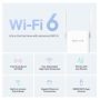 Mercusys AX1500 Wi-Fi 6 Range Extender , ME60X , 802.11ax , 1201 Mbit/s , Ethernet LAN (RJ-45) ports 1 , MU-MiMO No , no PoE , Antenna type 2xExternal