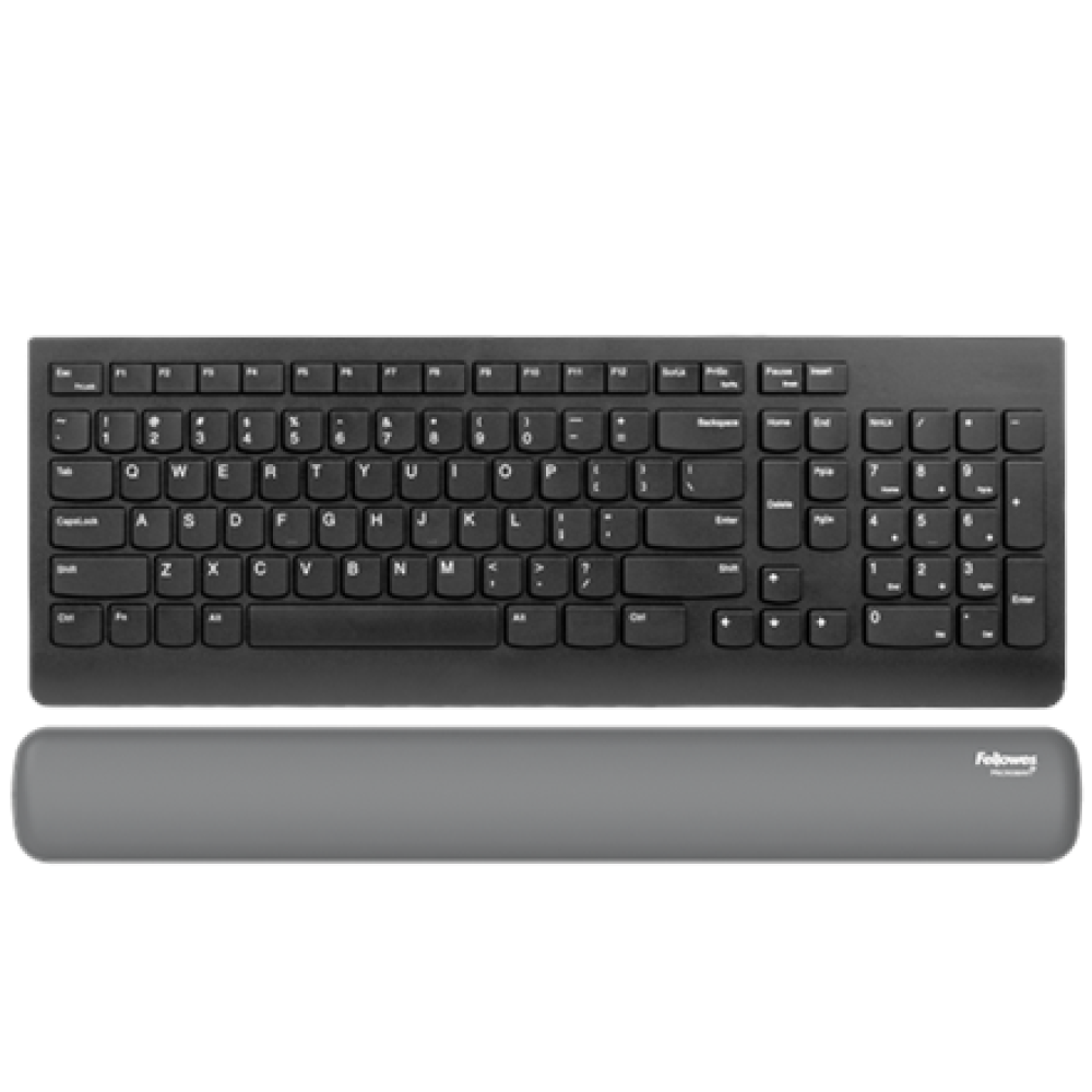 Fellowes , Breyta Keyboard Wrist Rest , Grey