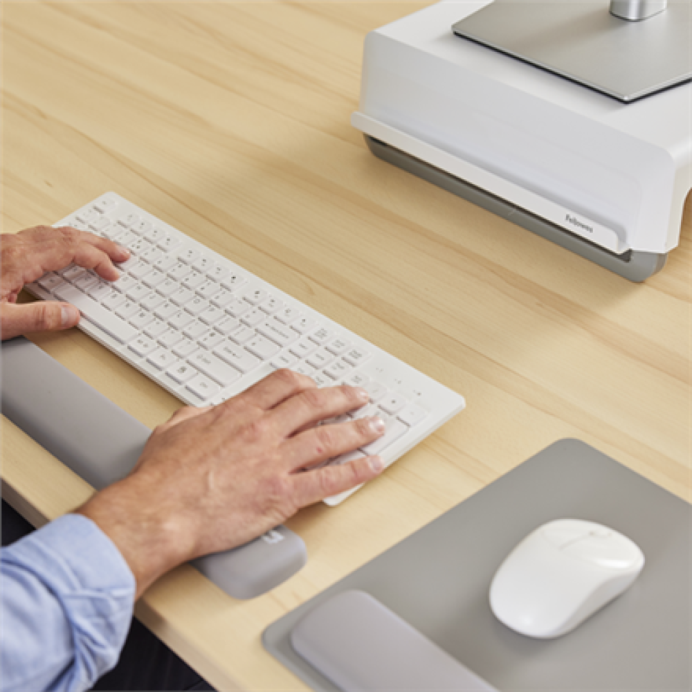 Fellowes , Breyta Keyboard Wrist Rest , Grey