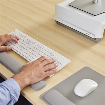Fellowes , Breyta Keyboard Wrist Rest , Grey
