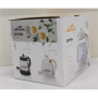 SALE OUT. ETA ETA315490010 Crystal Kettle, 1,7L, Glass/White , ETA , Crystal Kettle , ETA315490010 , Electric , 2200 W , 1.7 L , Glass , 360° rotational base , Glass/White , DAMAGED PACKAGING