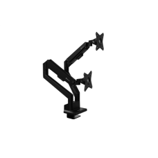 Arozzi Desk Mount , Neo Duo - Gas Spring Monitor Arm AZ-ALZARE-NEO-DUO-BK , Tilt, Swivel, Rotation , Maximum weight (capacity) 9 kg , Black