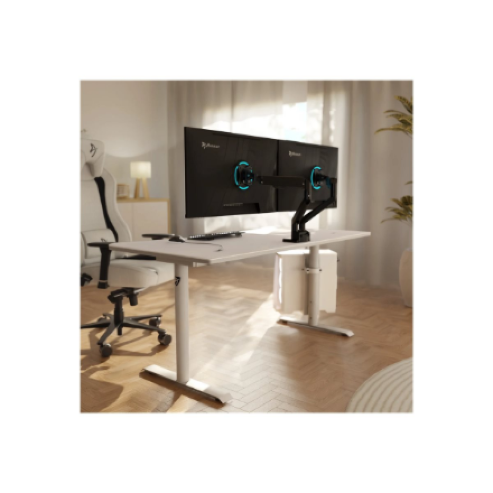 Arozzi Desk Mount , Neo Duo - Gas Spring Monitor Arm AZ-ALZARE-NEO-DUO-BK , Tilt, Swivel, Rotation , Maximum weight (capacity) 9 kg , Black