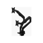 Arozzi Desk Mount , Neo Duo - Gas Spring Monitor Arm AZ-ALZARE-NEO-DUO-BK , Tilt, Swivel, Rotation , Maximum weight (capacity) 9 kg , Black